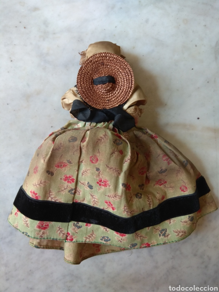 Mu&ntilde;ecas celuloide: Antigua Mu&ntilde;eca de Celuloide Vestido &Eacute;poca - Foto 4