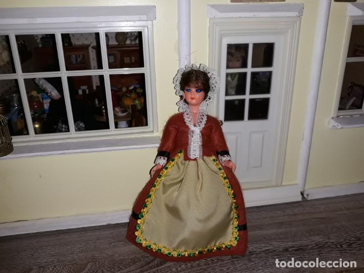 Mu&ntilde;ecas celuloide: Preciosa Mu&ntilde;eca Francesa pelo mohair ojos durmientes - Foto 1