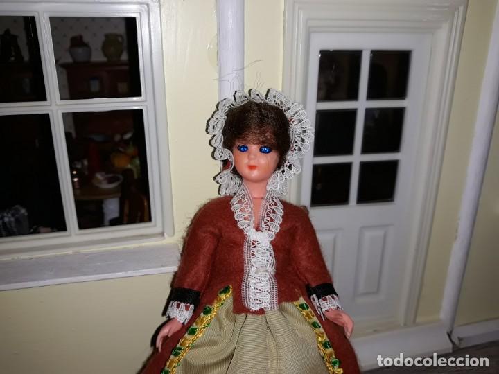 Mu&ntilde;ecas celuloide: Preciosa Mu&ntilde;eca Francesa pelo mohair ojos durmientes - Foto 2