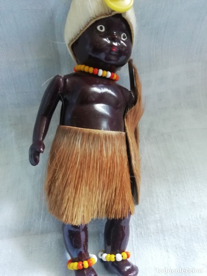 Mu&ntilde;ecas celuloide: Antiguo mu&ntilde;equito 12 cm - Foto 1