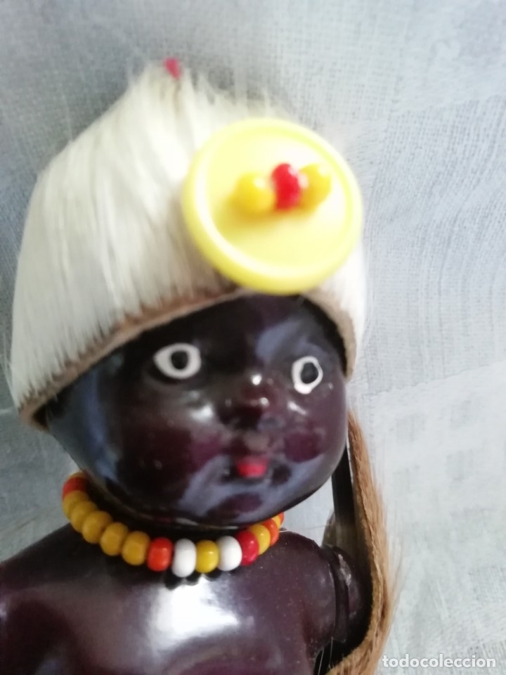 Mu&ntilde;ecas celuloide: Antiguo mu&ntilde;equito 12 cm - Foto 2