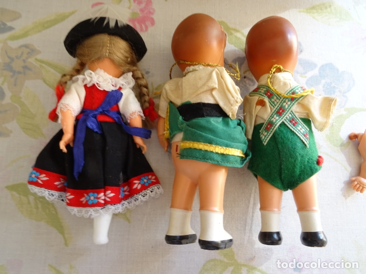 Mu&ntilde;ecas celuloide: LOTE DE 3 MU&Ntilde;ECAS DE CELULOIDE PARA REPUESTOS - Foto 2