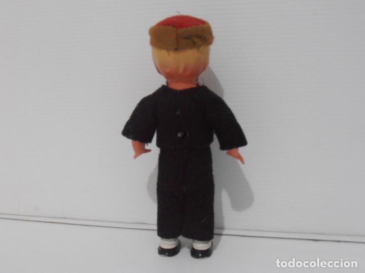 Mu&ntilde;ecas celuloide: ANTIGUO MU&Ntilde;ECO NI&Ntilde;O CELULOIDE A CUERDA FUNCIONA, FRANCIA - Foto 4