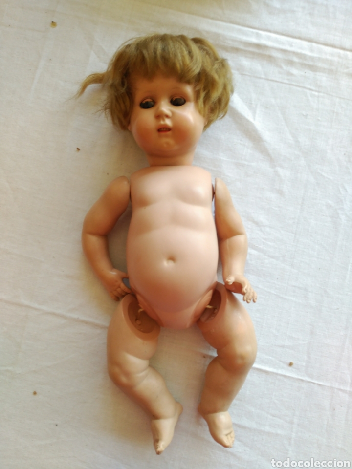 Mu&ntilde;ecas celuloide: Mu&ntilde;eca Minerva, Germany. 28 cm. No4 3/ 30 32 1/2 Celuloide. - Foto 2