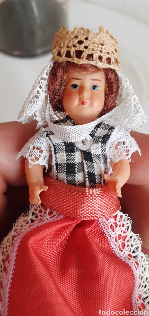 Mu&ntilde;ecas celuloide: MU&Ntilde;ECA REGIONAL DAME CARCASSE CELULOIDE EN SU BLISTER - Foto 9