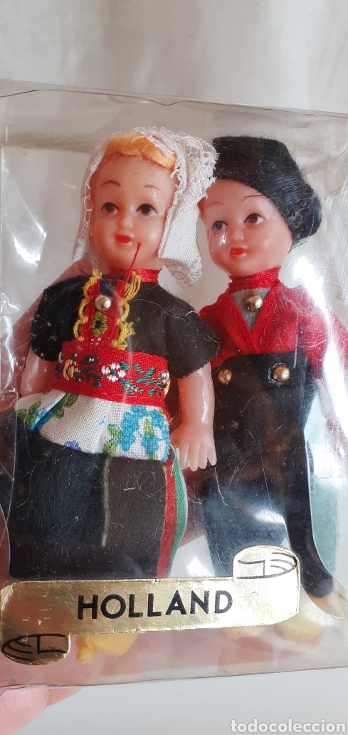 Mu&ntilde;ecas celuloide: PAREJA DE MU&Ntilde;ECOS HOLANDESES DE CELULOIDE EN SU BLISTER - Foto 7