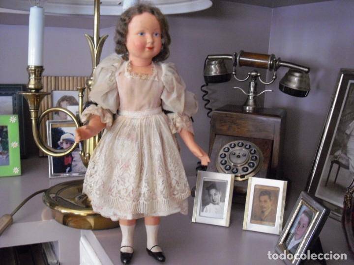 Mu&ntilde;ecas celuloide: MU&Ntilde;ECA DE CELULOIDE TODA ORIGINAL, 35 CMS, EN EL CUELLO MARCA FRANCE 35 - Foto 7