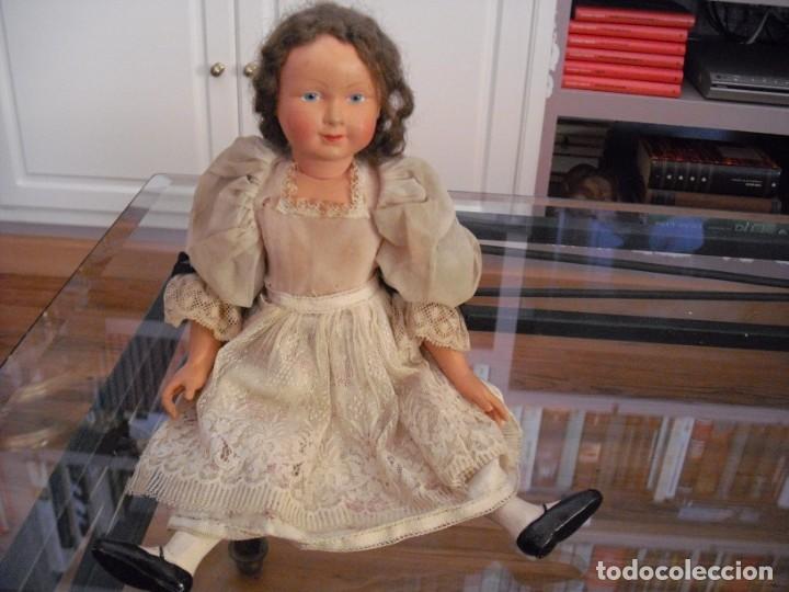 Mu&ntilde;ecas celuloide: MU&Ntilde;ECA DE CELULOIDE TODA ORIGINAL, 35 CMS, EN EL CUELLO MARCA FRANCE 35 - Foto 9