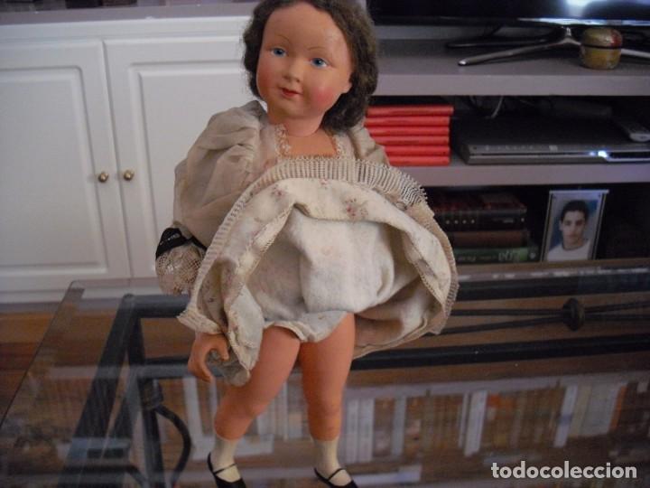 Mu&ntilde;ecas celuloide: MU&Ntilde;ECA DE CELULOIDE TODA ORIGINAL, 35 CMS, EN EL CUELLO MARCA FRANCE 35 - Foto 12