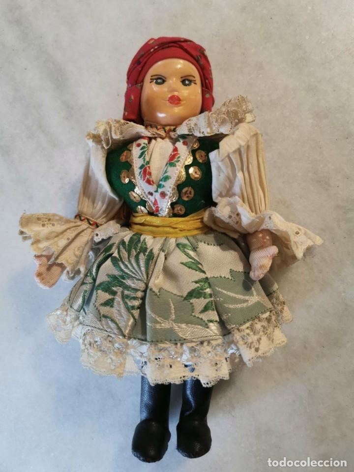 Mu&ntilde;ecas celuloide: MU&Ntilde;EQITA REGIONAL RUSA - CABEZA CELULOIDE 23 CM - Foto 1