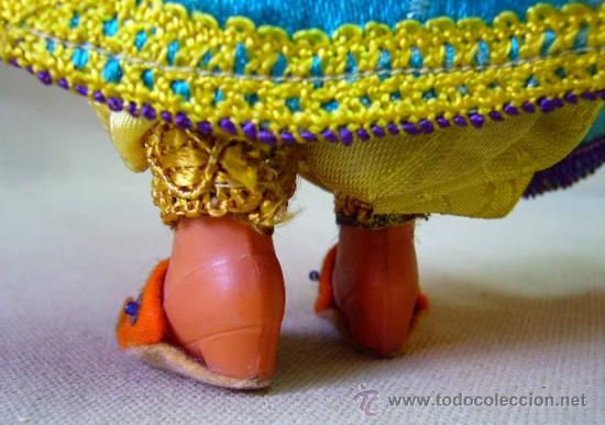 Mu&ntilde;ecas celuloide: ANTIGUA MU&Ntilde;ECA DE CELULOIDE, INDIA, CON TRAJE - Foto 3