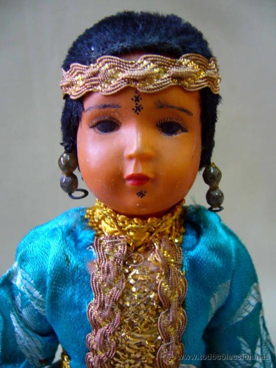 Mu&ntilde;ecas celuloide: ANTIGUA MU&Ntilde;ECA DE CELULOIDE, INDIA, CON TRAJE - Foto 9