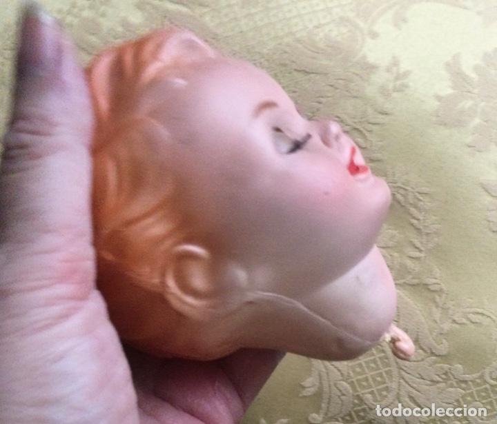 Mu&ntilde;ecas celuloide: ANTIGUA CABEZA DE CELULOIDE DE MU&Ntilde;ECO - Foto 3