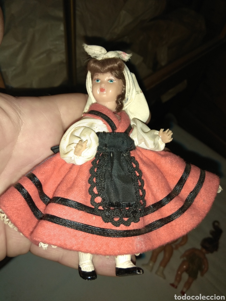 Mu&ntilde;ecas celuloide: Lote de 3 Antiguas Mu&ntilde;ecas de Celuloide - Foto 3