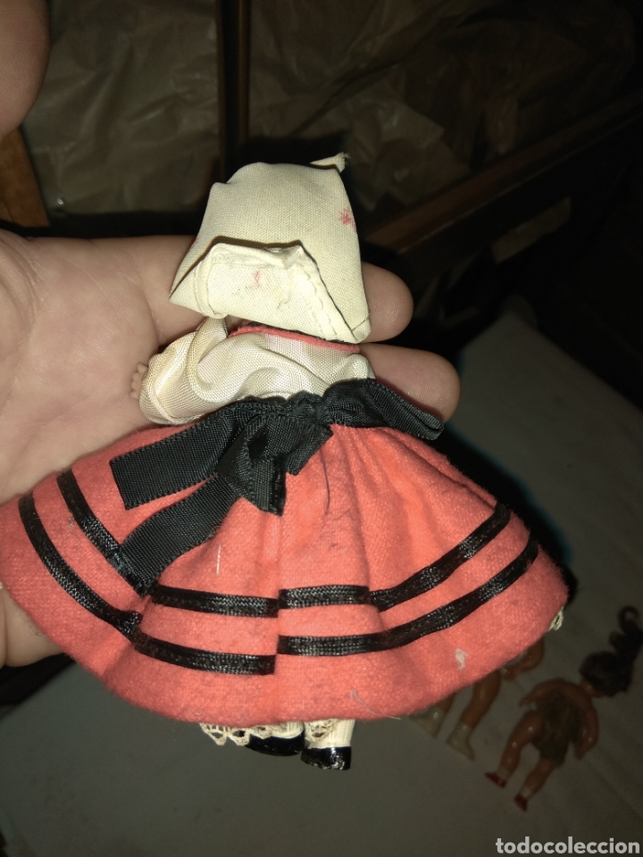 Mu&ntilde;ecas celuloide: Lote de 3 Antiguas Mu&ntilde;ecas de Celuloide - Foto 4