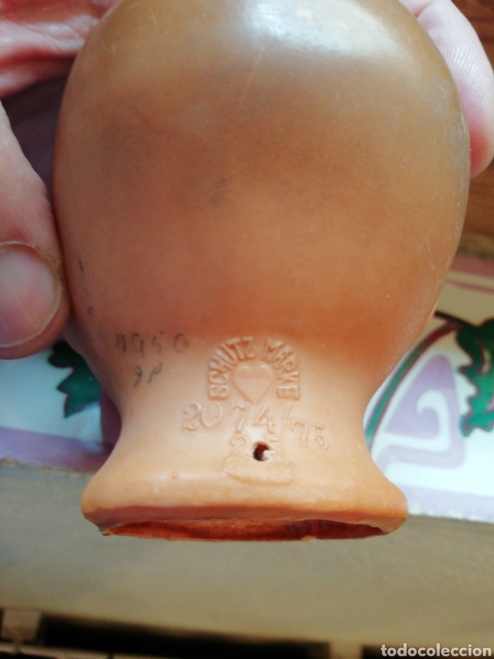Mu&ntilde;ecas celuloide: Cabeza de mu&ntilde;eco de celuloide antiguo alem&aacute;n - Foto 2