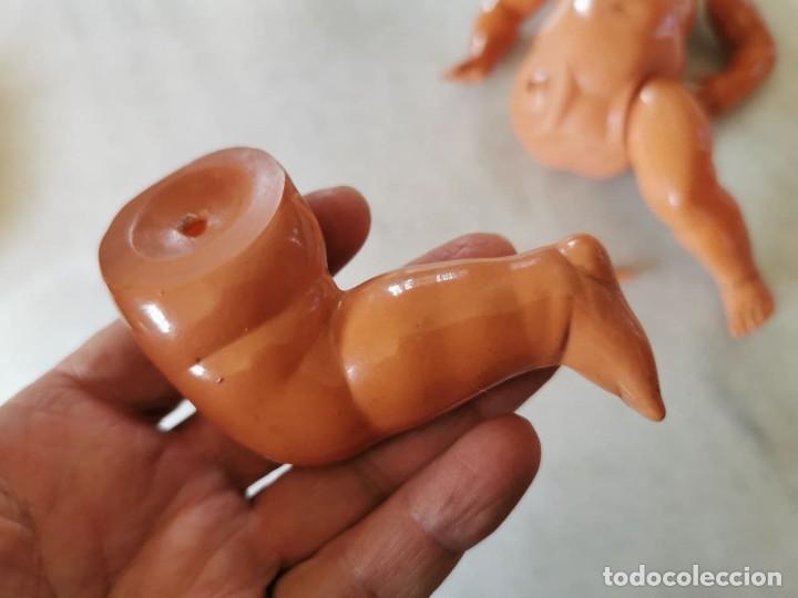 Mu&ntilde;ecas celuloide: MU&Ntilde;ECO DE CELULOIDE MARCA SCHUTZ MARKE ( TORTUGA ) 28 GERMANY - Foto 5