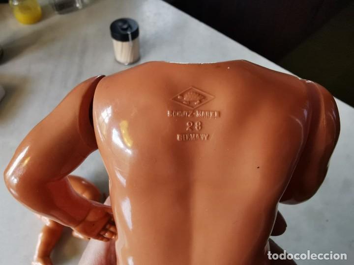Mu&ntilde;ecas celuloide: MU&Ntilde;ECO DE CELULOIDE MARCA SCHUTZ MARKE ( TORTUGA ) 28 GERMANY - Foto 18