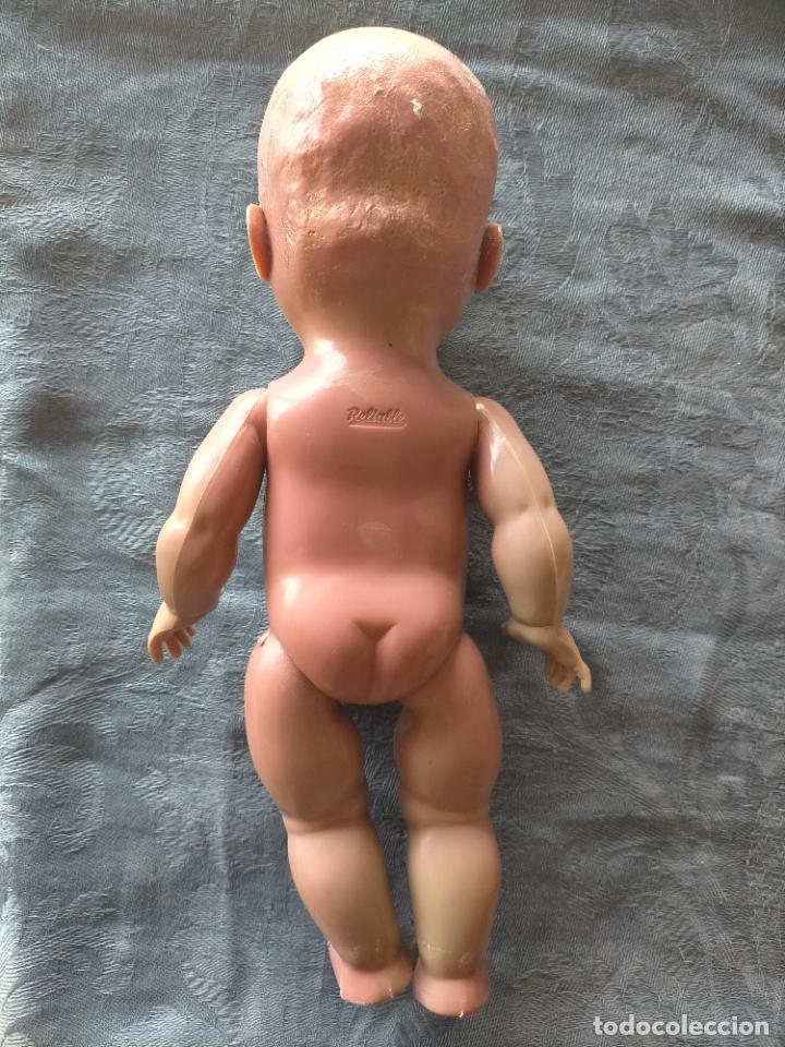 Mu&ntilde;ecas celuloide: Antigua mu&ntilde;eca / beb&eacute; durmiente marca Reliable de celuloide a&ntilde;os 50 - Foto 2