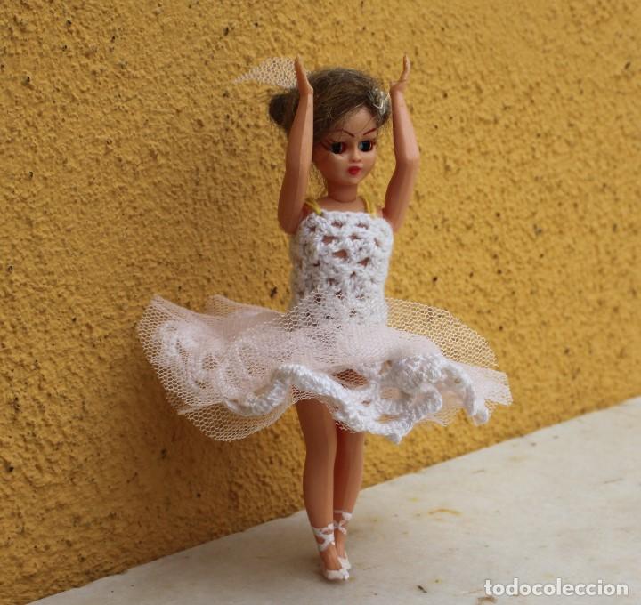 Mu&ntilde;ecas celuloide: Bailarina de celuloide de ojos durmientes, a&ntilde;os 50 - Foto 8