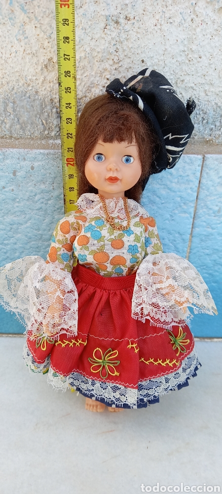 Mu&ntilde;ecas celuloide: MU&Ntilde;ECA REGIONAL CELULOIDE OJOS DURMIENTES - Foto 3