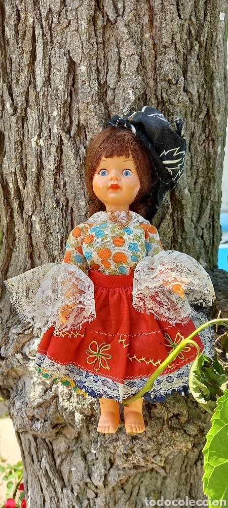 Mu&ntilde;ecas celuloide: MU&Ntilde;ECA REGIONAL CELULOIDE OJOS DURMIENTES - Foto 1