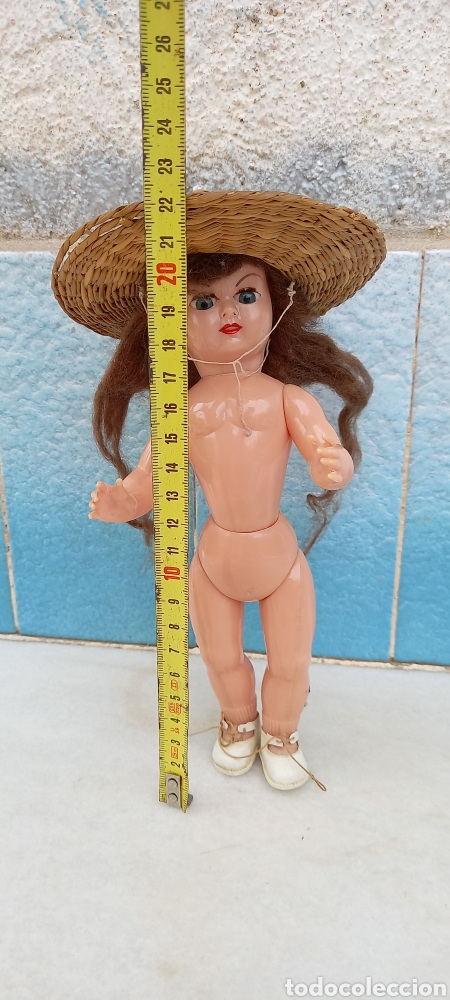 Mu&ntilde;ecas celuloide: MU&Ntilde;ECA ANTIGUA DE CELULOIDE ARTICULADA - Foto 4