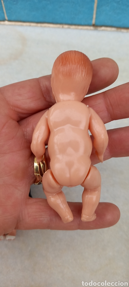 Mu&ntilde;ecas celuloide: MU&Ntilde;ECA NI&Ntilde;ERA Y BEBE DE CELULOIDE OJOS BASCULANTES ANTIGUOS - Foto 8