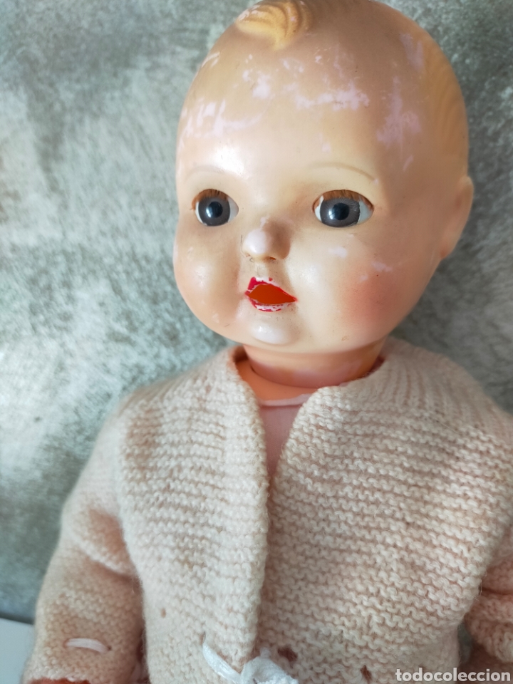 Mu&ntilde;ecas celuloide: MU&Ntilde;ECO BEBE DE CELULOIDE A&Ntilde;OS 50 - Foto 3