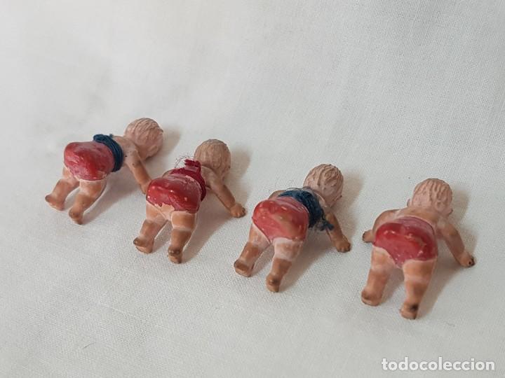 Mu&ntilde;ecas celuloide: Lote beb&eacute;s de goma. A&ntilde;os 40. - Foto 4