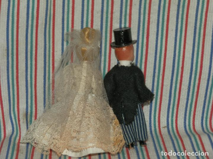 Mu&ntilde;ecas celuloide: MU&Ntilde;EQUITOS PAREJA DE NOVIOS EN CELULOIDE, OJOS DURMIENTES - Foto 8