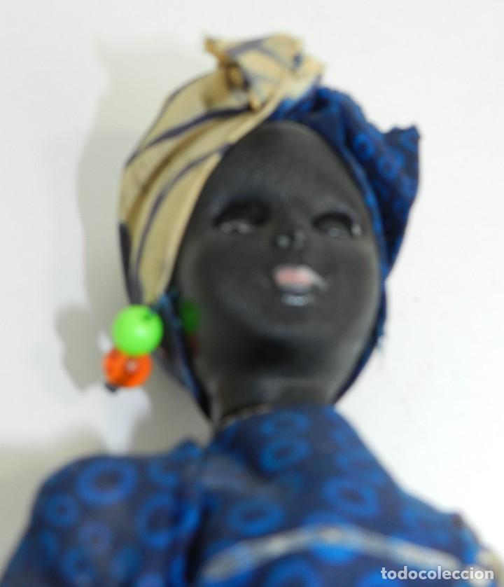 Mu&ntilde;ecas celuloide: ANTIGUA MU&Ntilde;ECA DE CELULOIDE, MARCA DOBLE C&Iacute;RCULO JJ LLEVA-OJO DURMIENTE QUE CONSERVA LAS PESTA&Ntilde;AS, - Foto 3