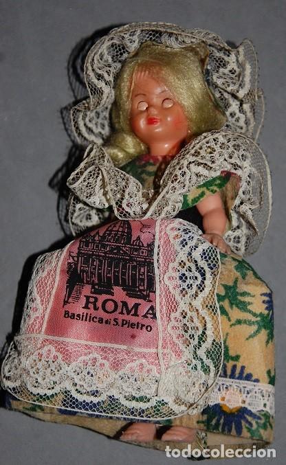 Mu&ntilde;ecas celuloide: ANTIGUA MU&Ntilde;ECA ITALIANA ROMANA DE CELULOIDE OJOS DURMIENTES - Foto 2