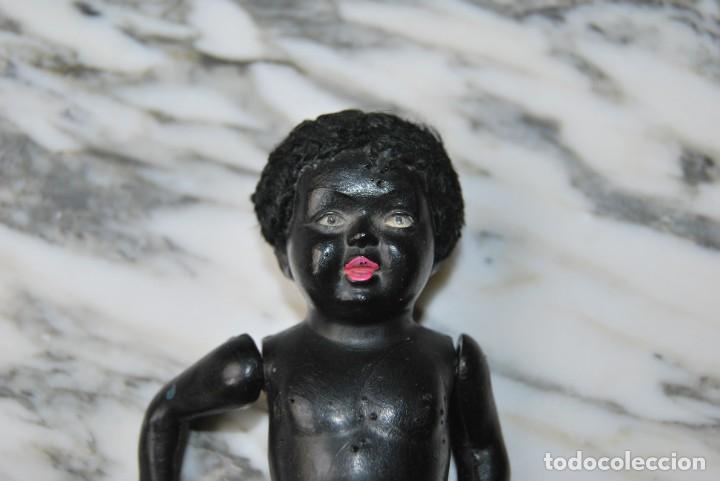 Mu&ntilde;ecas celuloide: MU&Ntilde;ECO NEGRO DE CELULOIDE - FRANCIA - PP. S.XX - Foto 2