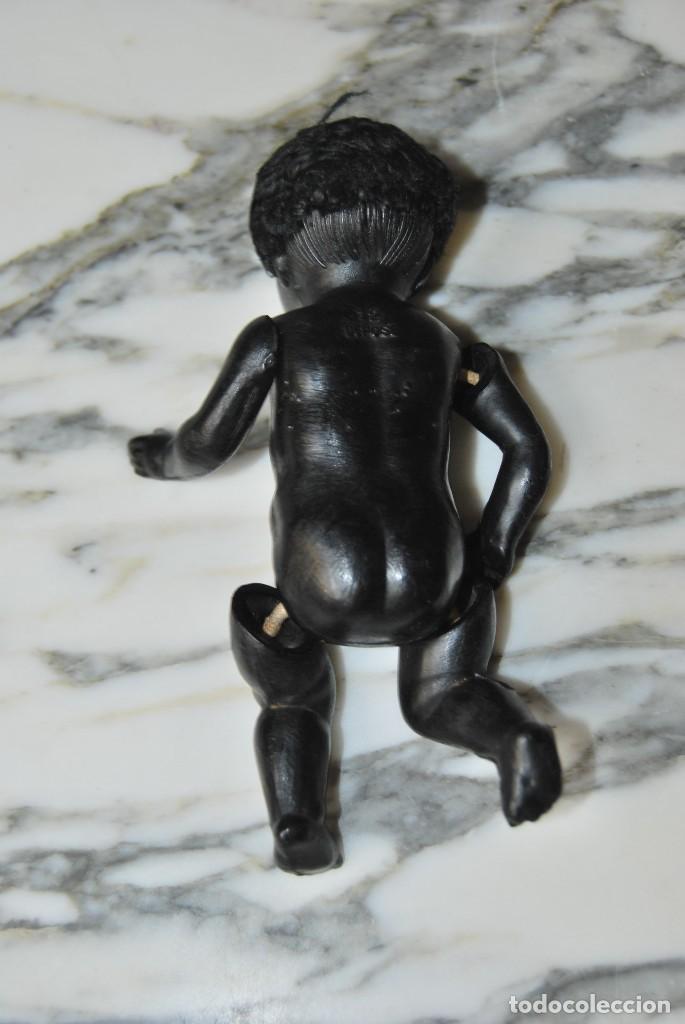 Mu&ntilde;ecas celuloide: MU&Ntilde;ECO NEGRO DE CELULOIDE - FRANCIA - PP. S.XX - Foto 4