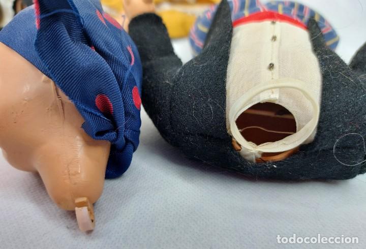 Mu&ntilde;ecas celuloide: LOTE DE 3 MU&Ntilde;ECAS DE CELULOIDE PARA REPARAR. MIDEN UNOS 25cm. - Foto 6