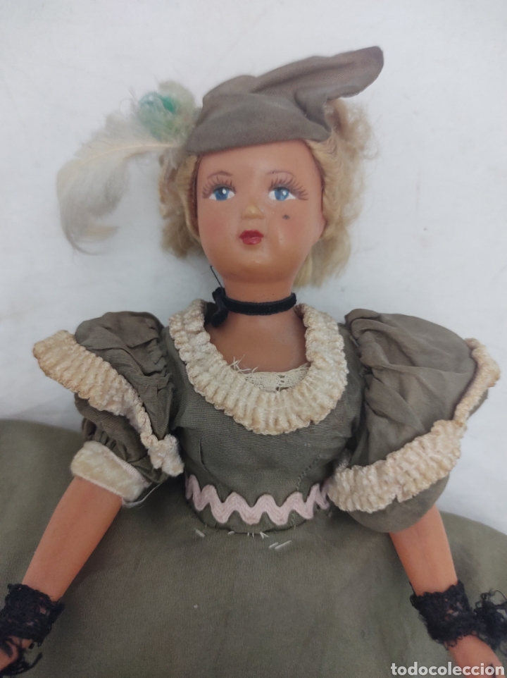 Mu&ntilde;ecas celuloide: Mu&ntilde;eca de celuloide. France SNF 21. A&ntilde;os 40 - Foto 2