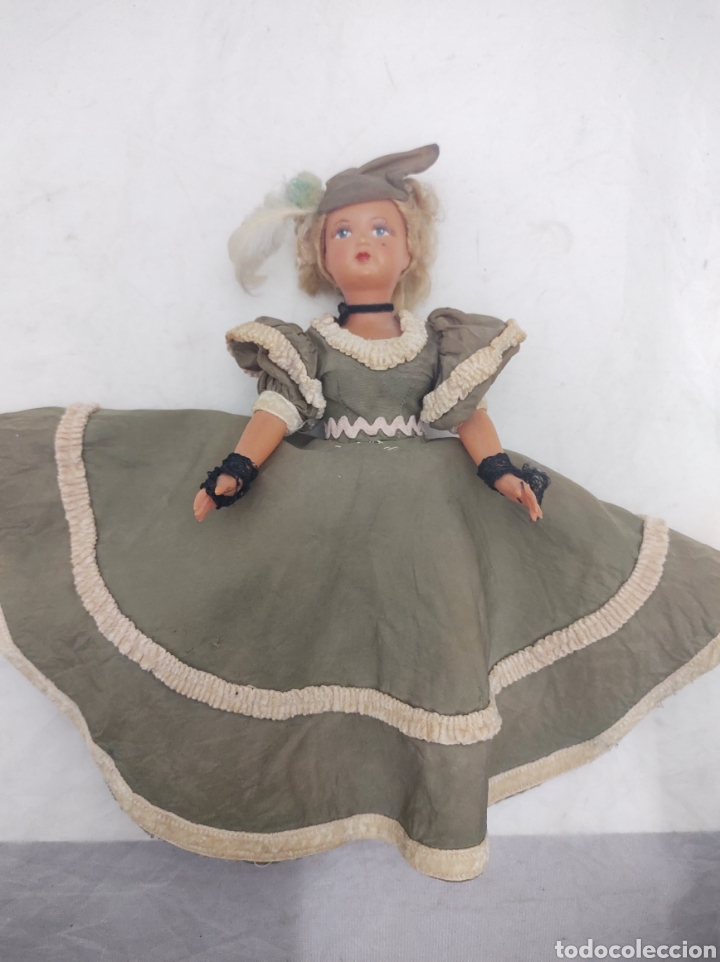 Mu&ntilde;ecas celuloide: Mu&ntilde;eca de celuloide. France SNF 21. A&ntilde;os 40 - Foto 1