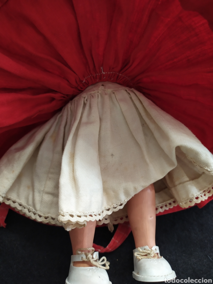 Mu&ntilde;ecas celuloide: Preciosa mu&ntilde;eca de celuloide, ojos durmientes. - Foto 5