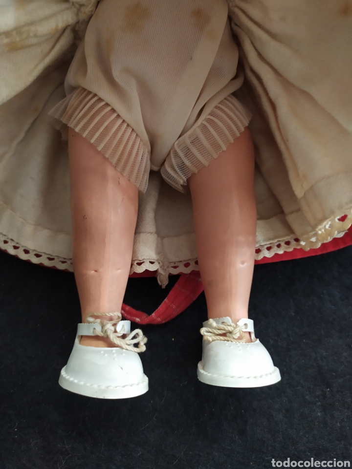 Mu&ntilde;ecas celuloide: Preciosa mu&ntilde;eca de celuloide, ojos durmientes. - Foto 7