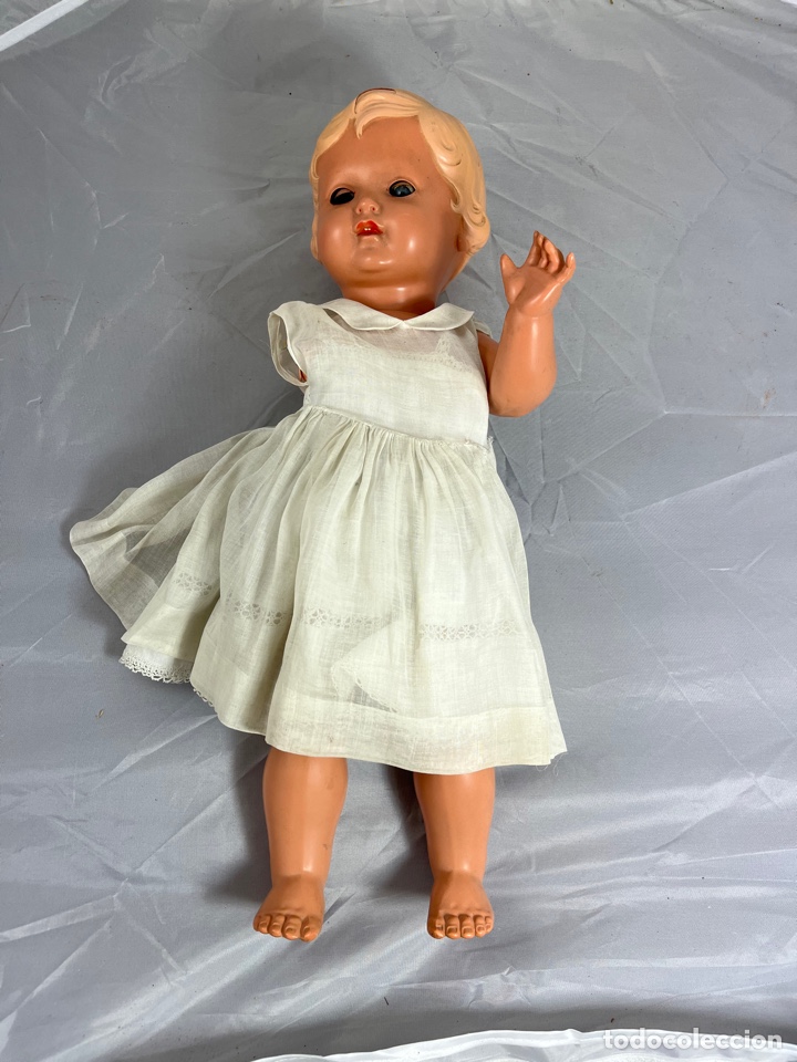 Mu&ntilde;ecas celuloide: Antigua mu&ntilde;eca de celuloide tortuga 49. - Foto 2