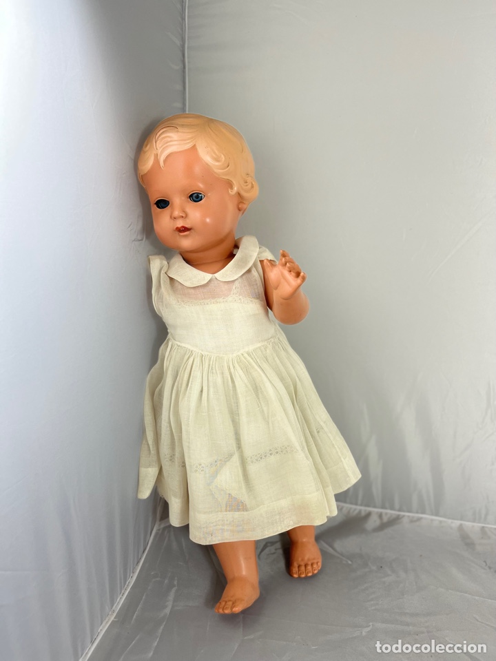Mu&ntilde;ecas celuloide: Antigua mu&ntilde;eca de celuloide tortuga 49. - Foto 1