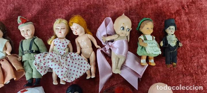 Mu&ntilde;ecas celuloide: COLECCION DE 17 MU&Ntilde;ECAS DE CELULOIDE. OJOS BASCULANTES. A&Ntilde;OS 40/50. - Foto 6