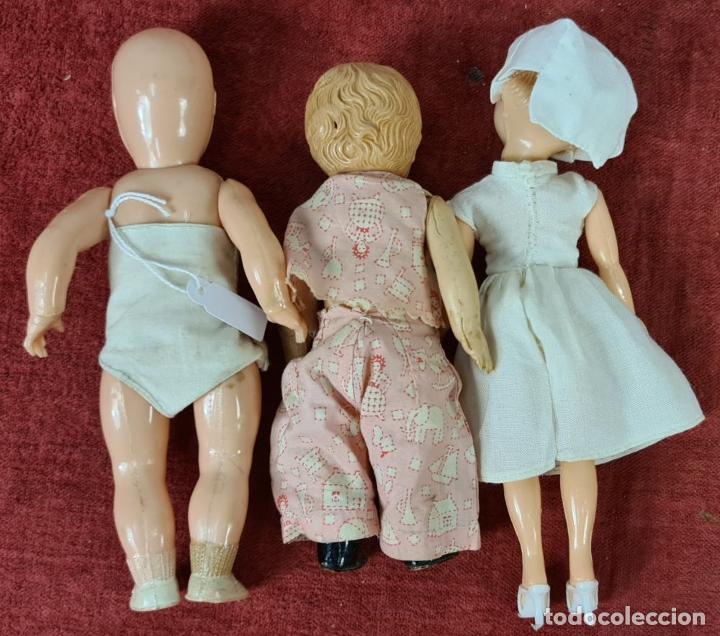 Mu&ntilde;ecas celuloide: COLECCION DE 17 MU&Ntilde;ECAS DE CELULOIDE. OJOS BASCULANTES. A&Ntilde;OS 40/50. - Foto 25