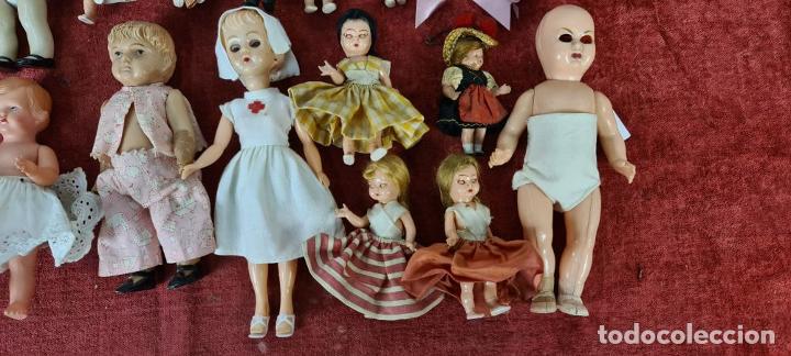 Mu&ntilde;ecas celuloide: COLECCION DE 17 MU&Ntilde;ECAS DE CELULOIDE. OJOS BASCULANTES. A&Ntilde;OS 40/50. - Foto 31