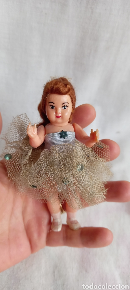 Mu&ntilde;ecas celuloide: ANTIGUA MU&Ntilde;ECA BAILARINA DE CELULOIDE MEDIDAS APROX 11 CM - Foto 6