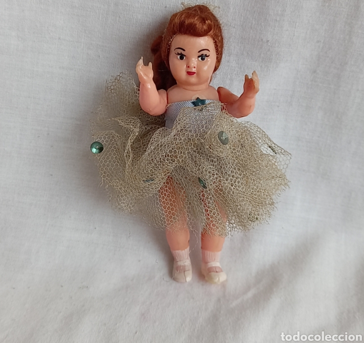 Mu&ntilde;ecas celuloide: ANTIGUA MU&Ntilde;ECA BAILARINA DE CELULOIDE MEDIDAS APROX 11 CM - Foto 1