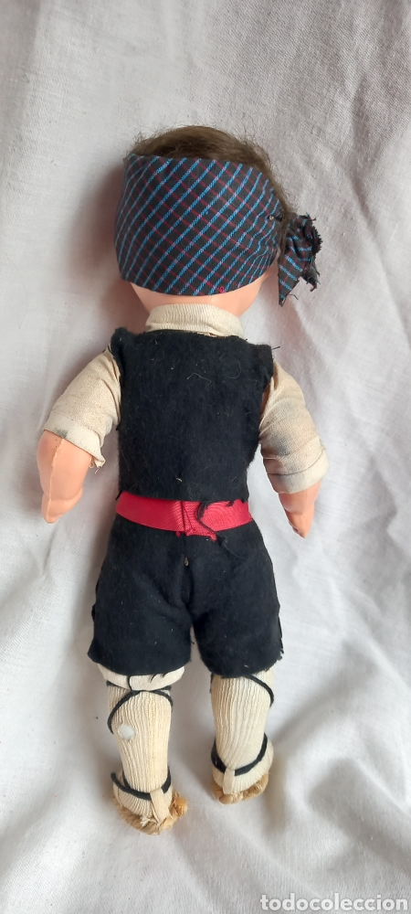Mu&ntilde;ecas celuloide: ANTIGUO MU&Ntilde;ECO REGIONAL MEDIDAS 27CM APROX CELULOIDE? - Foto 5