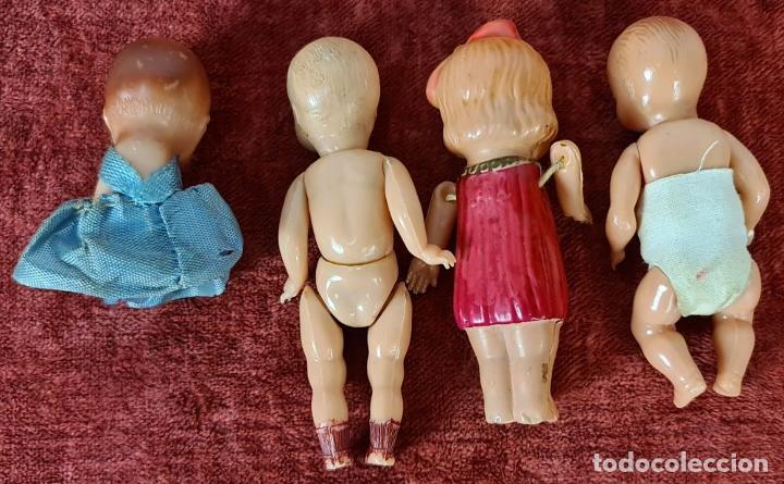 Mu&ntilde;ecas celuloide: COLECCION DE 5 MU&Ntilde;ECOS DE CELULOIDE Y CABEZA DE PORCELANA. CIRCA 1930. - Foto 11