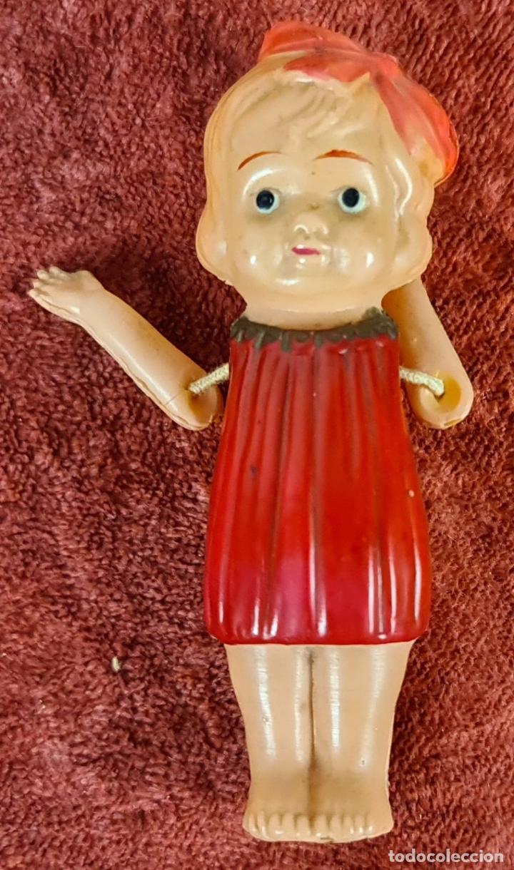 Mu&ntilde;ecas celuloide: COLECCION DE 5 MU&Ntilde;ECOS DE CELULOIDE Y CABEZA DE PORCELANA. CIRCA 1930. - Foto 23